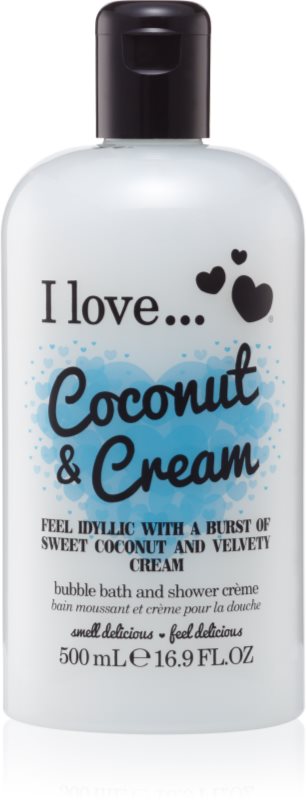 I love... Coconut & Cream óleo gel para duche e banho