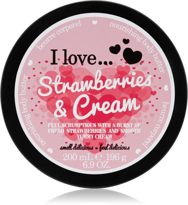 I love... Strawberries & Cream unt pentru corp