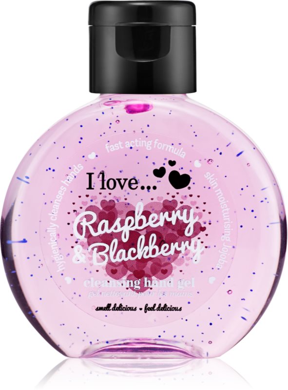 I love... Raspberry & Blackberry čistilni gel za roke