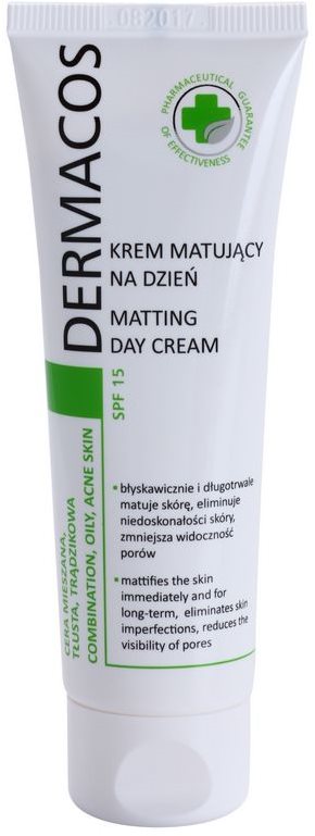 Ideepharm Dermacos Combination Oily Acne Skin crème de jour matifiante SPF 15