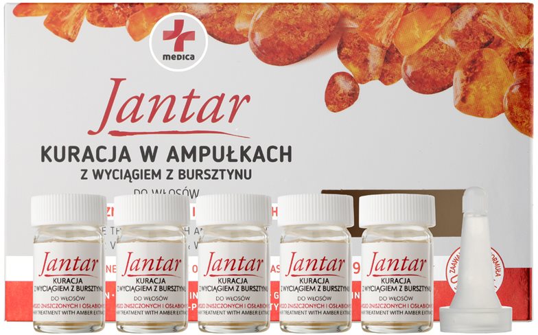 Ideepharm Medica Jantar tratament regenerator pentru parul deteriorat si fragil