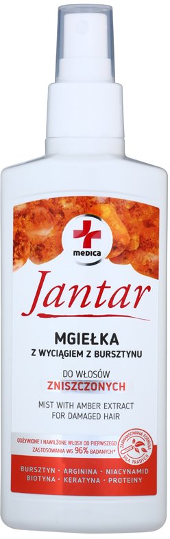 Ideepharm Medica Jantar spray pentru ingrijirea parului pentru par deteriorat