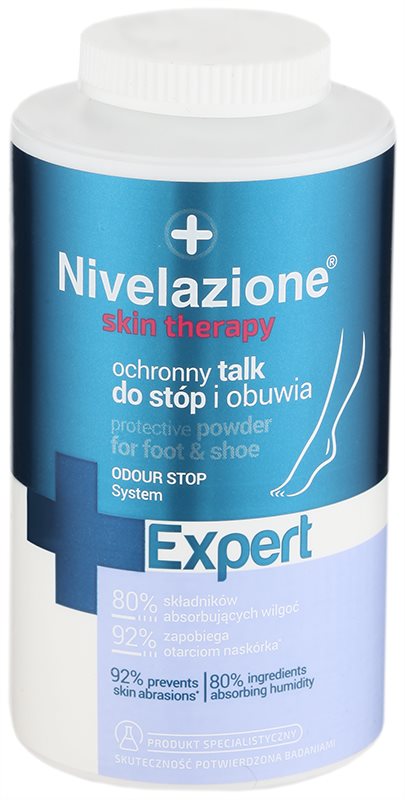 Ideepharm Nivelazione Expert тальк для ніг та взуття проти неприємного запаху та пітливості