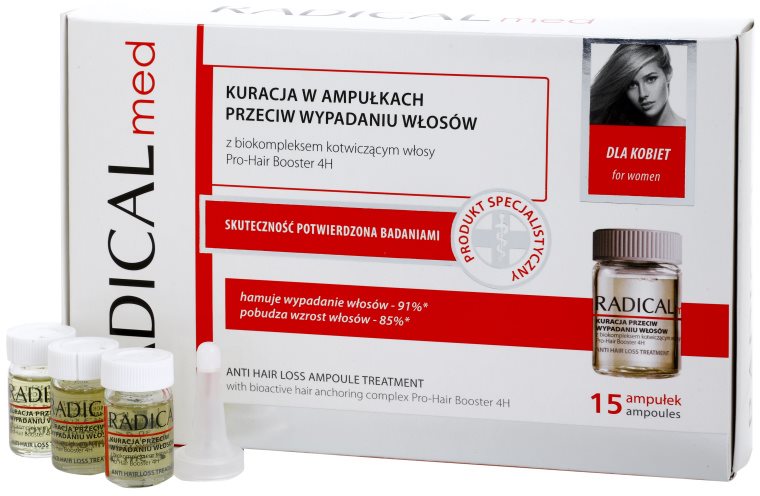 Ideepharm Radical Med Anti Hair Loss serum naprawcze przeciw wypadaniu włosów dla kobiet