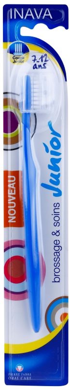 Inava Junior Kinderzahnbürste mit Reise-Etui
