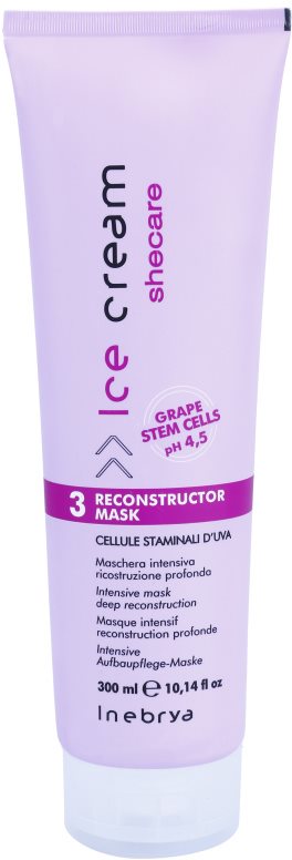 Inebrya Ice Cream Shecare intensive Pflegemaske für trockenes, beschädigtes und gefärbtes Haar