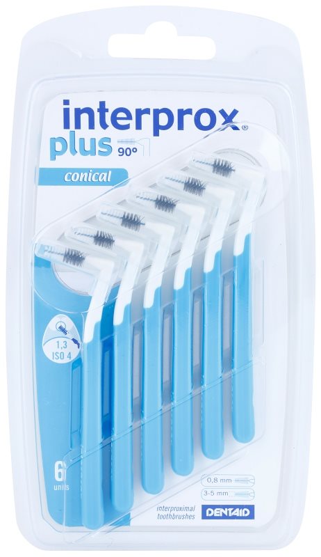 Interprox Plus 90° Conical brossettes interdentaires coniques 6 pcs