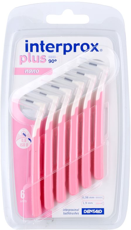 Interprox Plus 90° Nano 6 Stück Interdentalbürsten