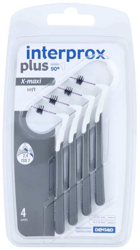 Interprox Plus 90° X-Max mezizubní kónické kartáčky soft 4 ks