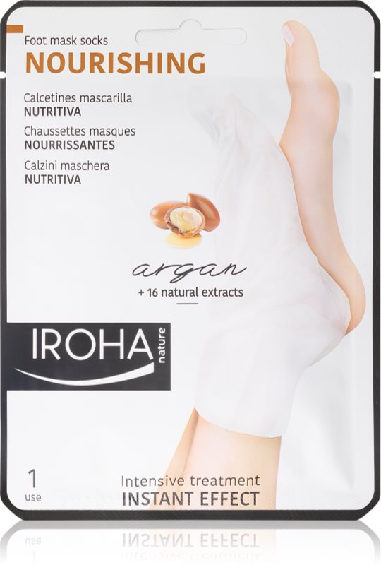 Iroha Nourishing Argan regeneračná maska na nohy a nechty