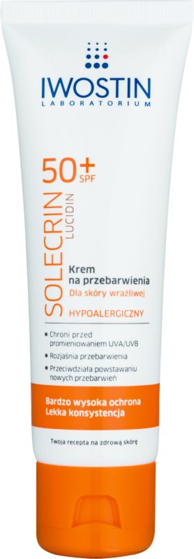 Iwostin Lucidin zesvětlující ochranný krém proti pigmentovým skvrnám SPF 50+