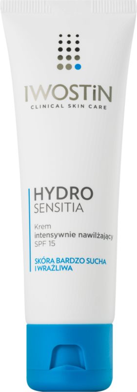 Iwostin Hydro Sensitia intenzivno vlažilna krema SPF 15