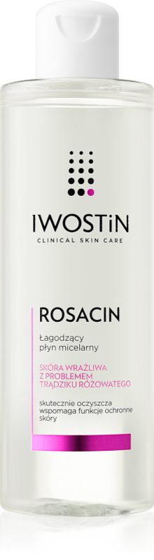 Iwostin Rosacin pomirjevalna micelarna voda za kožo, ki je nagnjena k rdečici