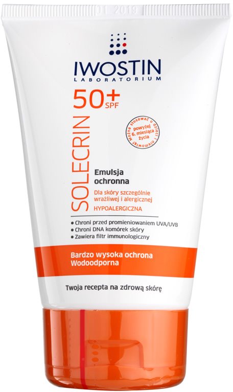 Iwostin Solercin Protective Emulsion for Sensitive and Allergic Skin SPF 50+