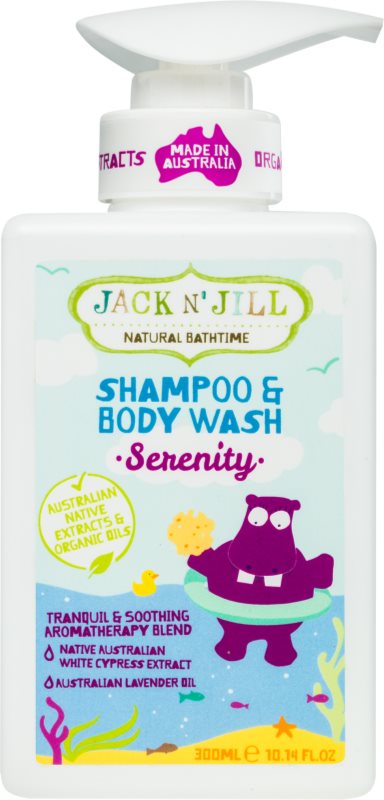 Jack N’ Jill Serenity zachte douchegel en shampoo voor de kinderen 2 in 1