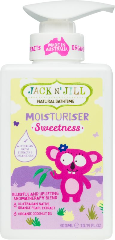 Jack N' Jill Sweetness vyživující tělové mléko pro děti