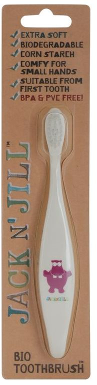 Jack N’ Jill Hippo spazzolino da denti per bambini BIO extra soft
