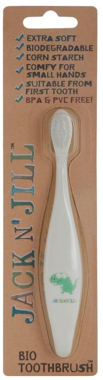 Jack N’ Jill Dino cepillo de dientes para niños bio extra suave