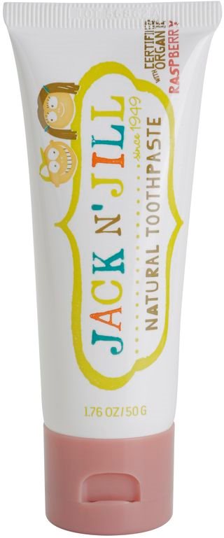 Jack N’ Jill Natural naturalna pasta do zębów dla dzieci o smaku maliny