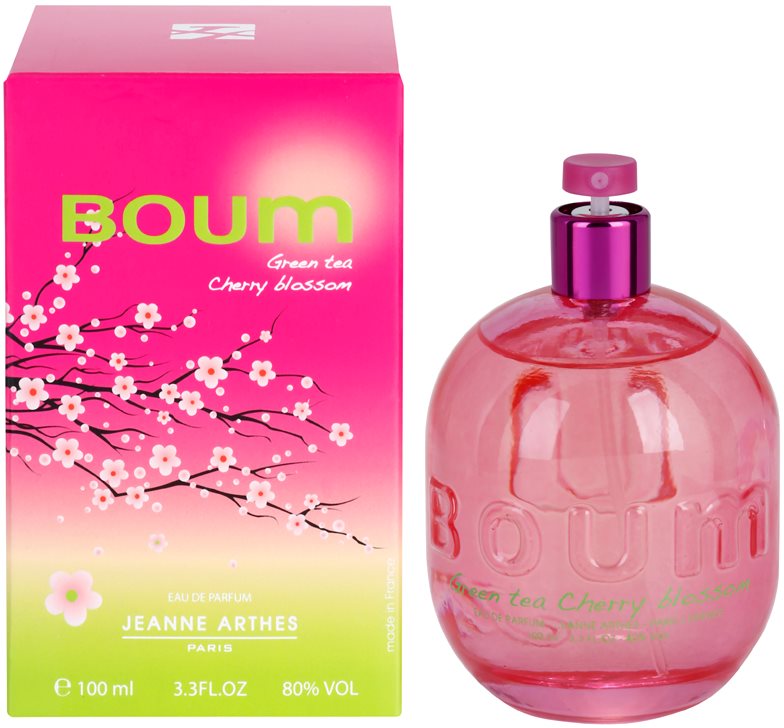 Jeanne Arthes Boum Green Tea Cherry Blossom woda perfumowana dla kobiet 100 ml
