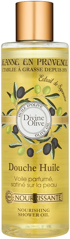 Jeanne en Provence Divine Olive sprchový olej s vyživujícím účinkem