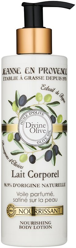 Jeanne en Provence Divine Olive lotiune de corp hranitoare cu ulei de masline