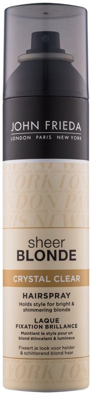 John Frieda Sheer Blonde Crystal Clear lacca per capelli biondi e con mèches