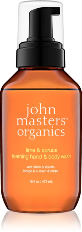 John Masters Organics Lime & Spruce penové mydlo na ruky a telo