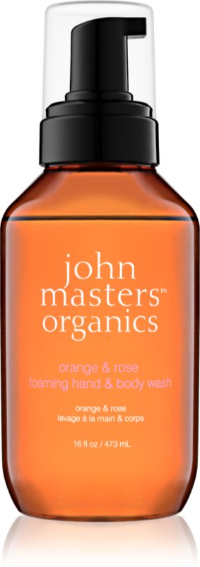 John Masters Organics Orange & Rose penasto milo za roke in telo