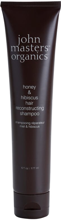 John Masters Organics Honey & Hibiscus szampon odbudowujący włosy do wzmocnienia włosów