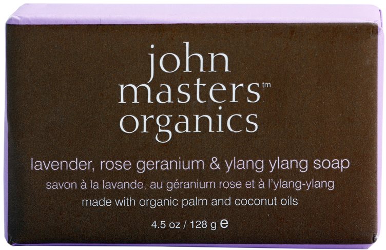 John Masters Organics Lavender Rose Geranium & Ylang Ylang hydratačné mydlo na tvár a telo