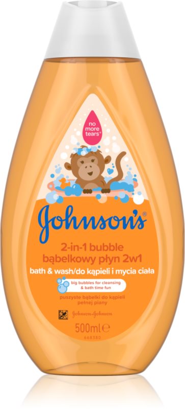 Johnson's Baby Wash and Bath banho de espuma e gel de duche 2 em 1
