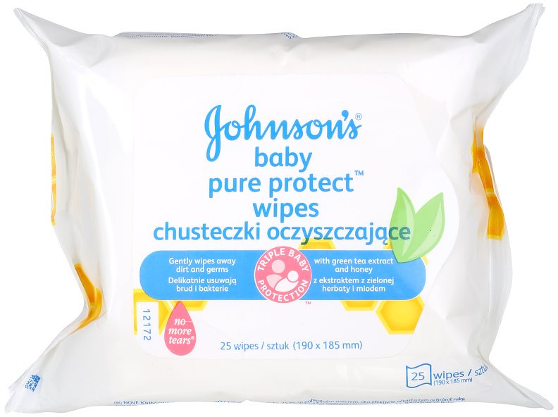 Johnson's Baby Pure Protect Wet Wipes for Kids