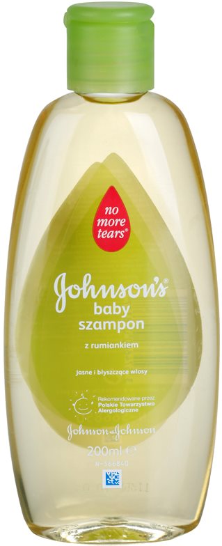 Johnson's Baby Wash and Bath shampoing pour des cheveux blonds et brillants au camomille
