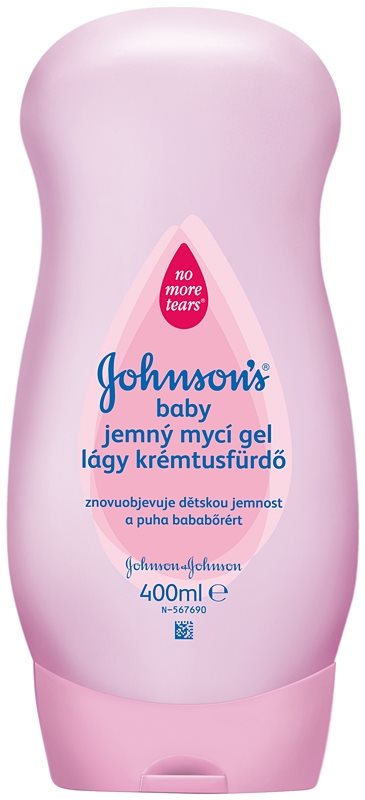 Johnson's Baby Wash and Bath jemný mycí gel