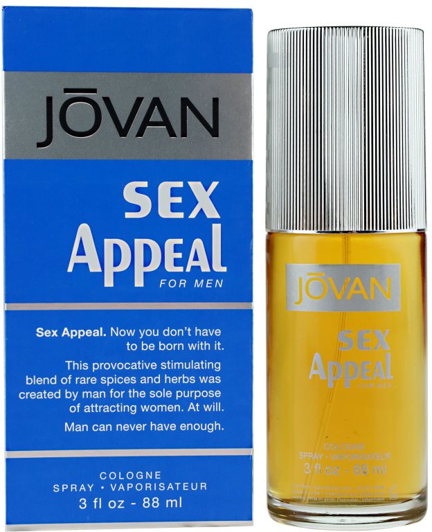 Jovan Sex Appeal Eau de Cologne Für Herren 88 ml