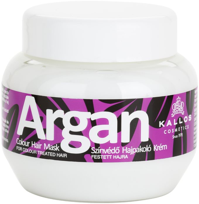 Kallos Argan máscara para cabelo pintado