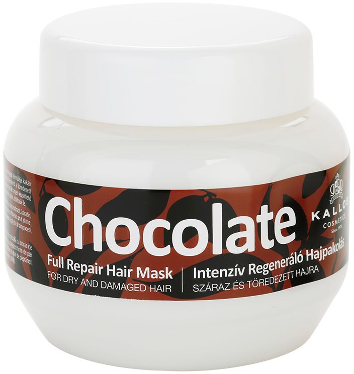 Kallos Chocolate masca pentru regenerare pentru par uscat si deteriorat