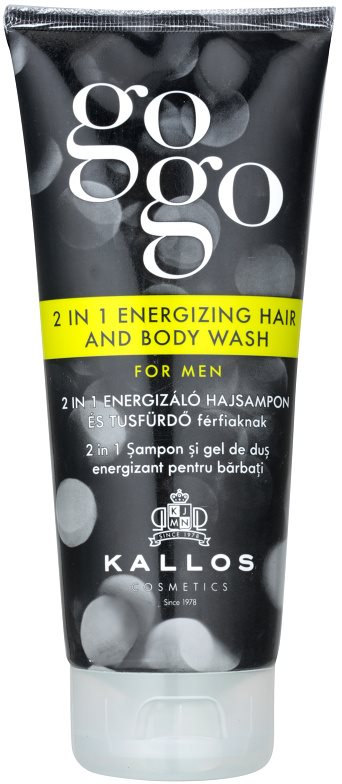 Kallos Gogo gel doccia energizzante per corpo e capelli