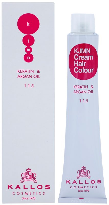 Kallos KJMN tinta per capelli con cheratina e olio di argan