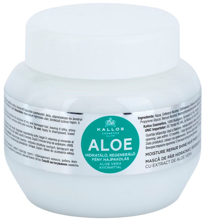 Kallos KJMN hydratační maska s aloe vera