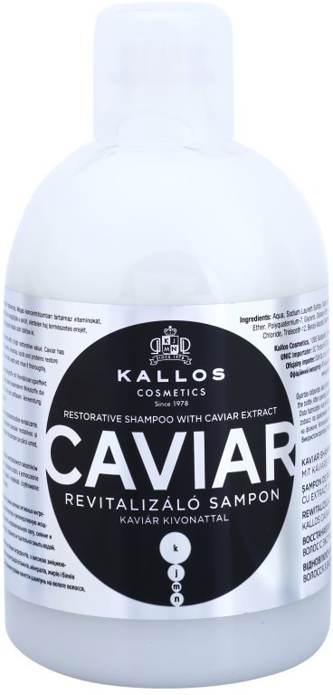 Kallos KJMN champô renovador com caviar
