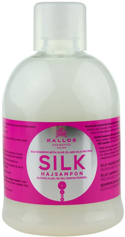 Kallos KJMN champô sedosamente suave para cabelo seco e sensível