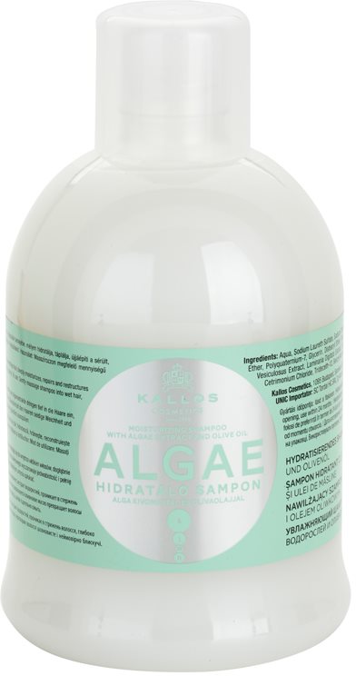 Kallos KJMN champú hidratante con extraco de algas y aceite de oliva