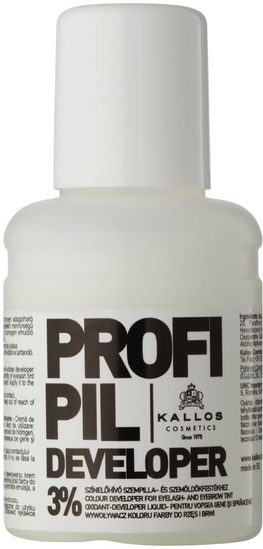 Kallos Profipil aktivační emulze pro barvu na obočí a řasy