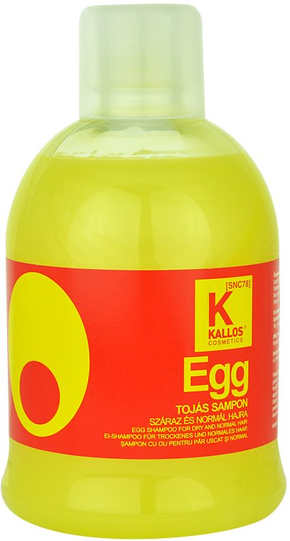 Kallos Egg tápláló sampon száraz és normál hajra
