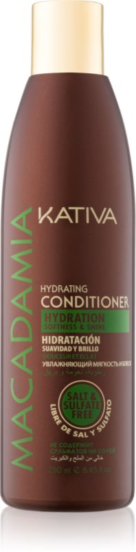 Kativa KATIVA Macadamia hydratačný kondicionér na lesk a hebkosť vlasov