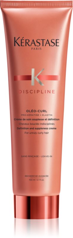 Kérastase Discipline Oléo-Curl krém a hullámos és rakoncátlan hajra a selymes hatásért