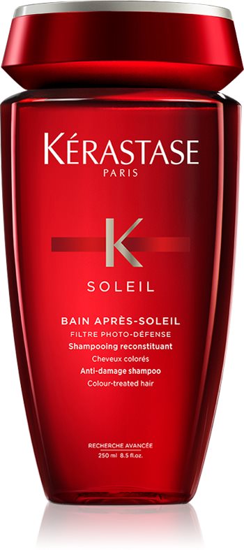 Kérastase Soleil Shampoo zur Regenerierung von gefärbtem Haar, das der Sonne und salzigem oder chlorhaltigem Wasser ausgesetzt war