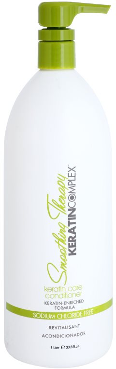 Keratin Complex Smoothing Therapy condicionador para cabelo brilhante e macio